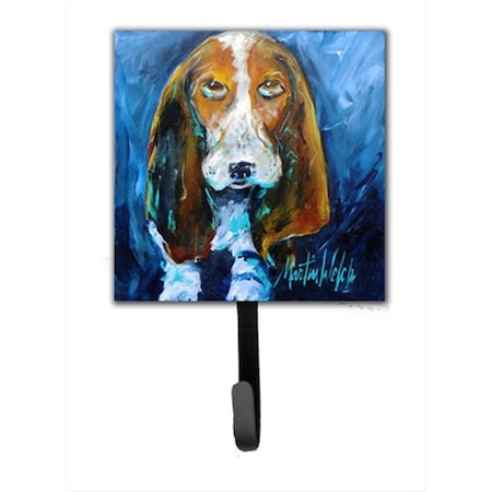 Carolines Treasures Dog - Basset Hound You talkin bout me Leash Or Key Holder MW1082SH4